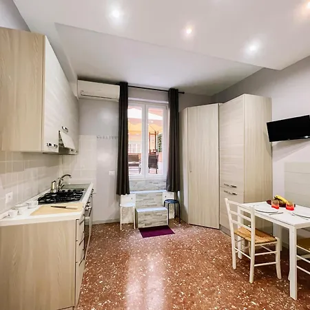 Moderno E Luminoso Monolocale Con Terrazza Privata Habitación en casa particular